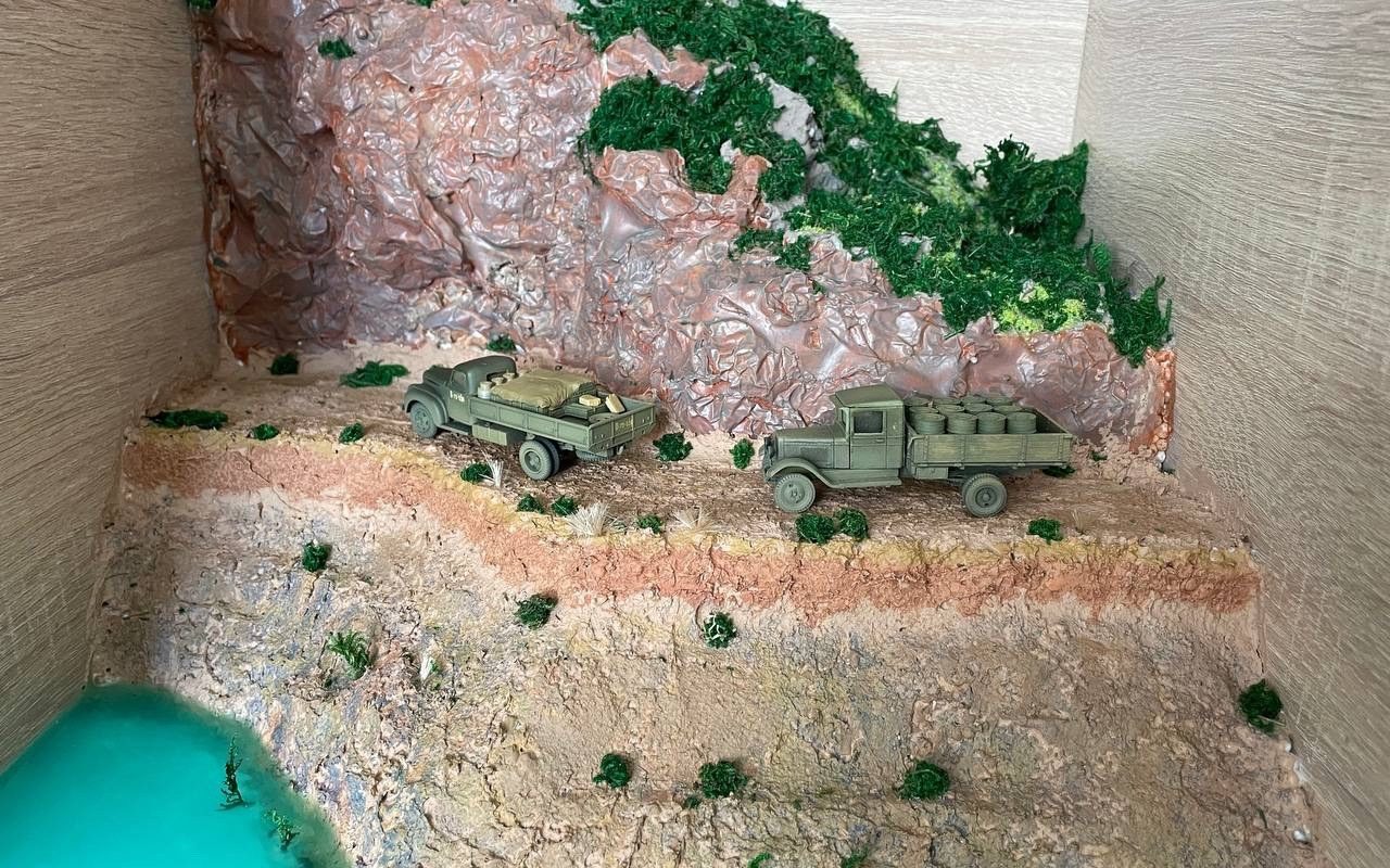 Диорама "Чуйский тракт" 1/72