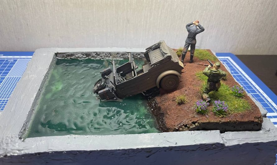 Диорама с Кюбельвагеном 1/35