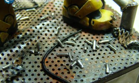 Имитация разбросанных гильз