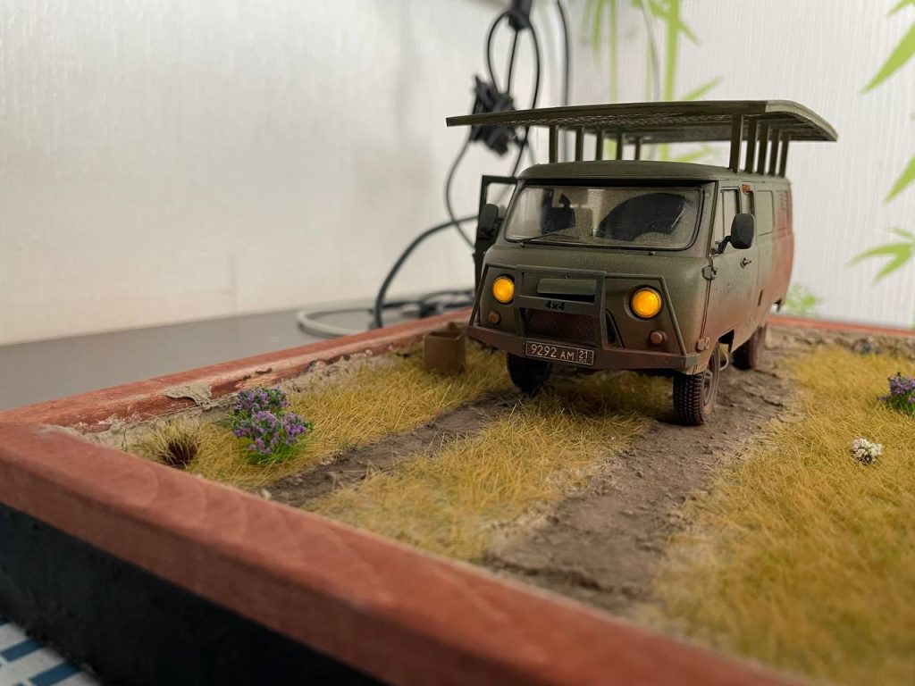 Диорама с Буханкой 1/35 Диорама с Буханкой 1/35