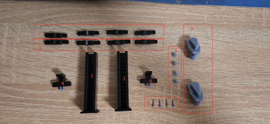 Набор для сборки модели подъемника