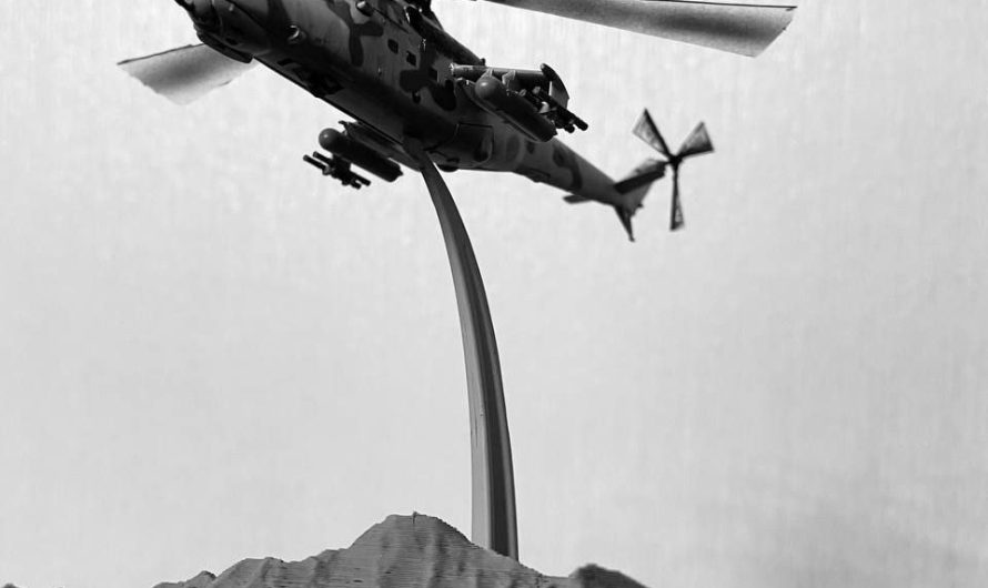 Как сделать имитацию вращения лопастей на диораме