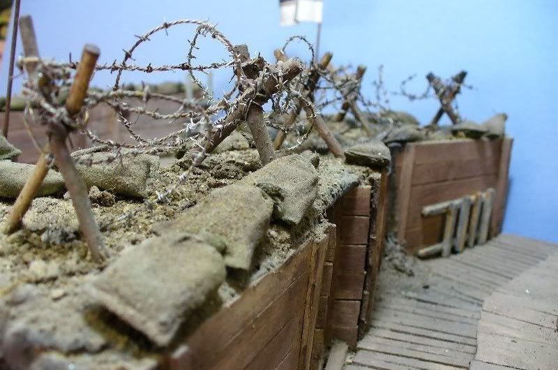 Как сделать колючую проволоку на диораме